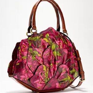 Patricia Nash Leather Gennamari Petal Satchel